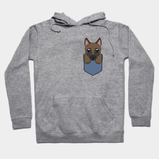 German Shepherd in the pocket Hoodie